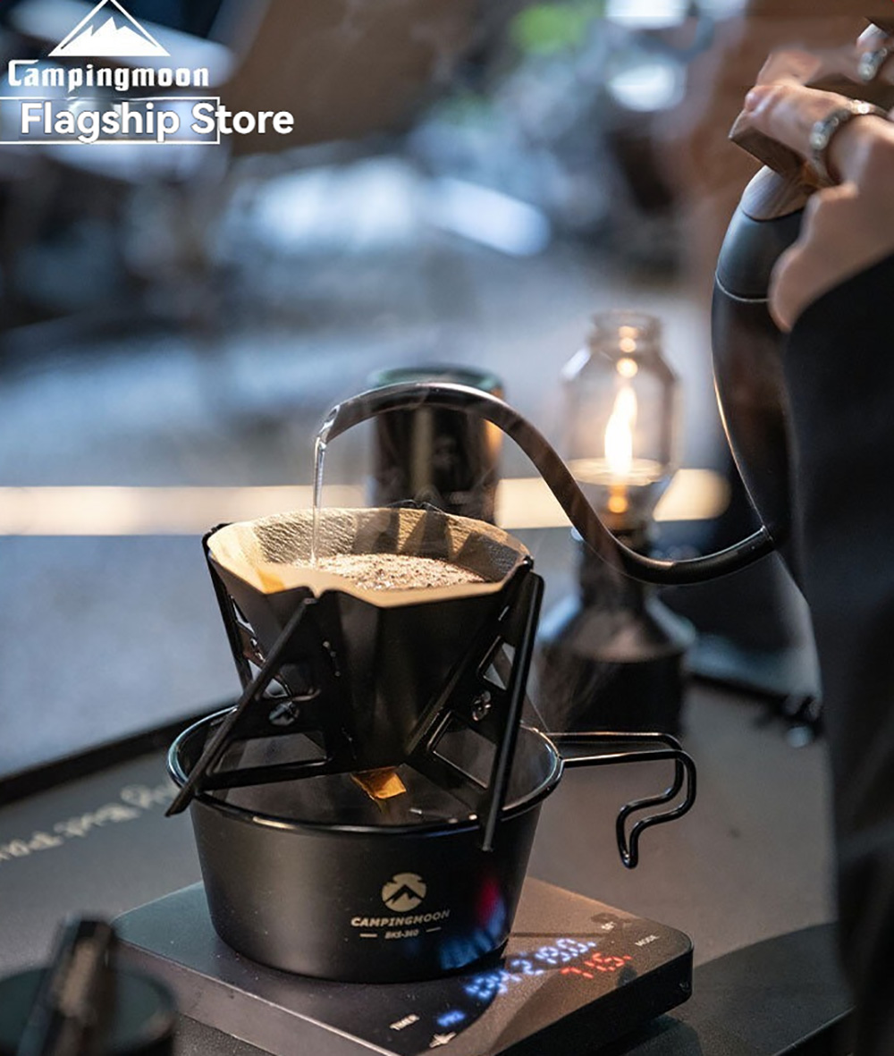 Coffee Equipment Filter - CAMPINGMOON Outdoor COF-01 stainless steel folding