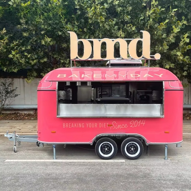 Mobile Coffee Van Equipment - Mobile Food Trailer Bakery Ice Cream