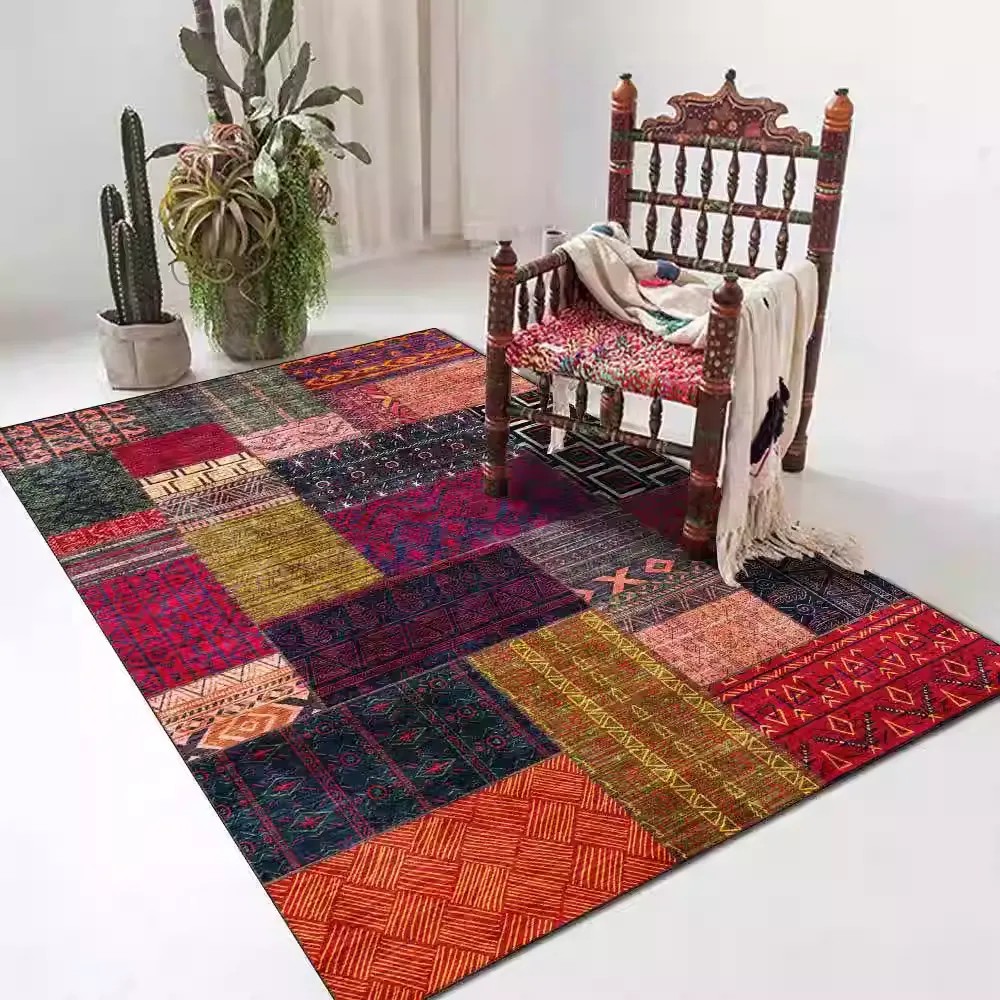Bohemian Carpet for Living Roo - Vintage Coffee Equipment reseña y precio