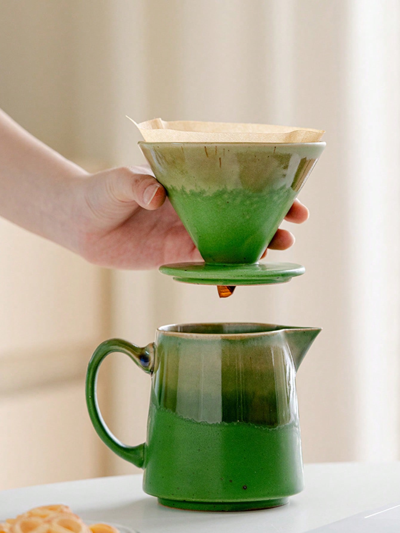 1 Set of Premium Ceramic Pour- - Coffee Equipment Filter reseña y precio