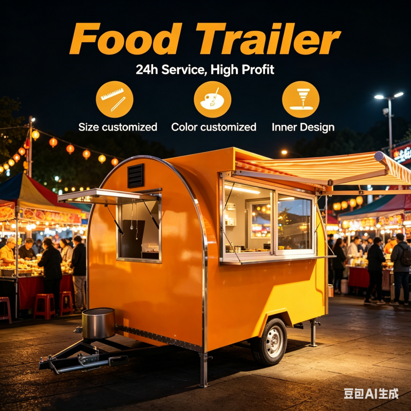 Vintage Round Food Trailer Air - Vintage Coffee Equipment reseña y precio