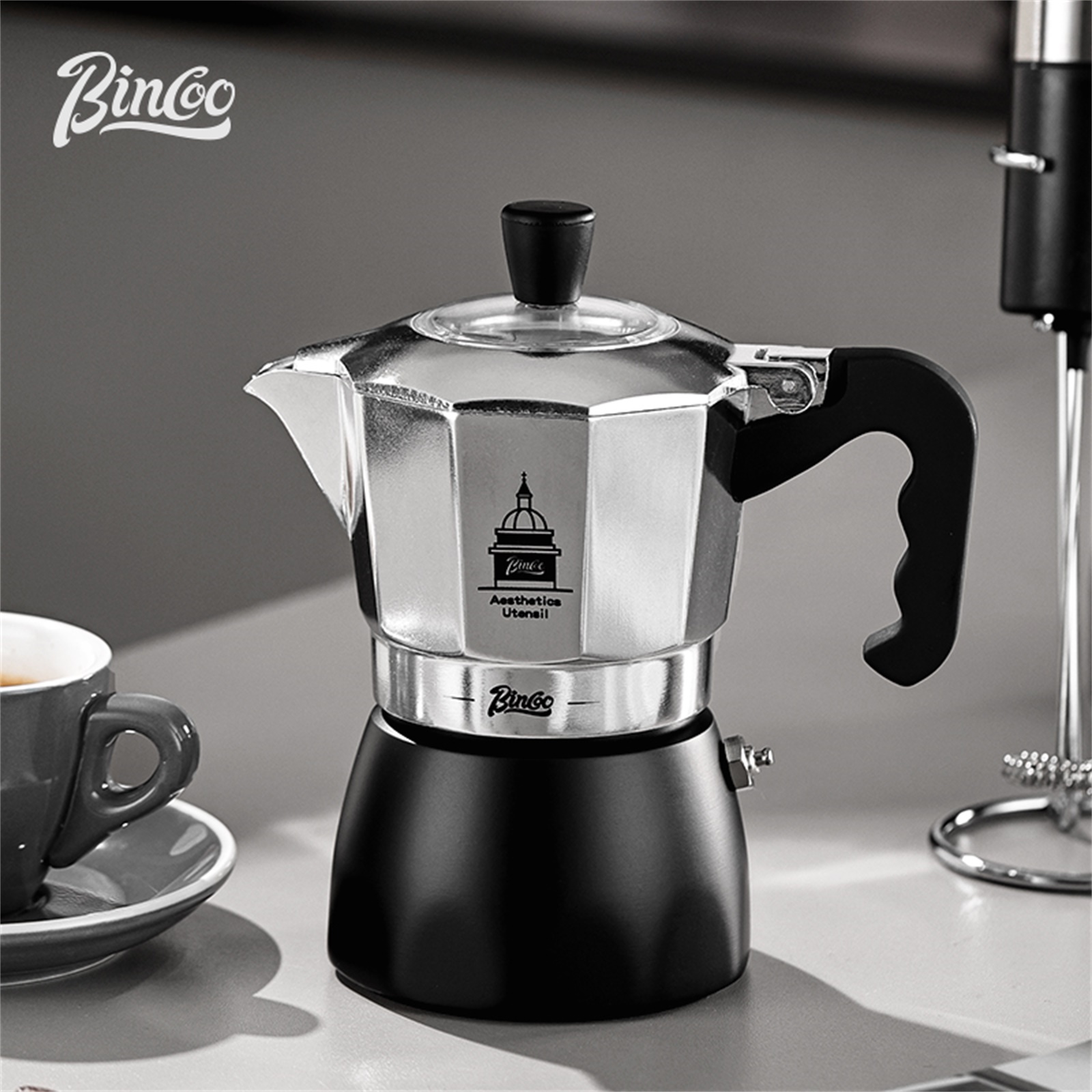 BINCOO Double Valve Moka Pot，E - Hero Coffee Equipment reseña y precio