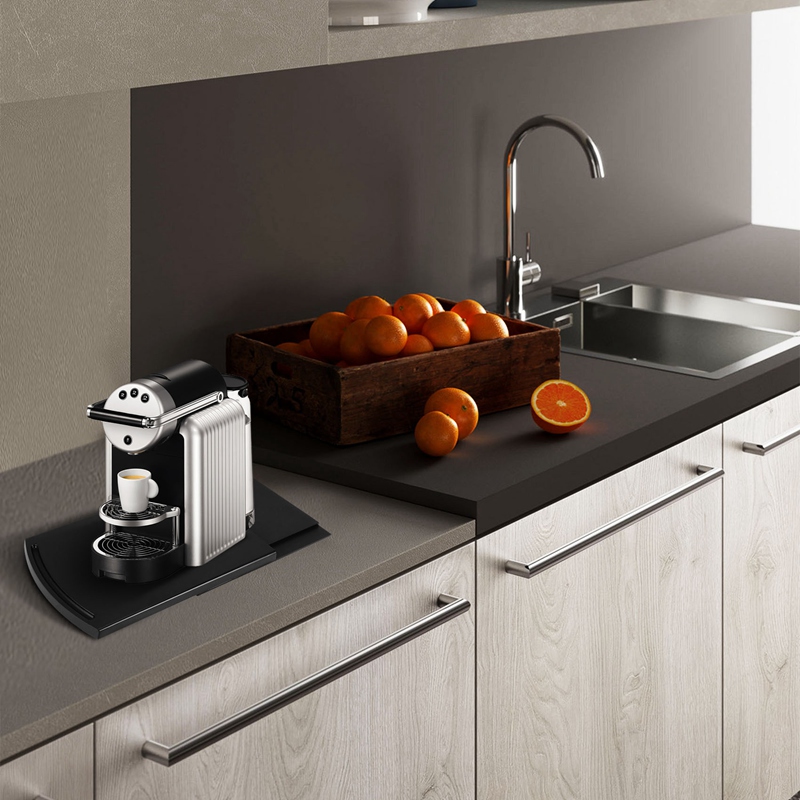 Kitchen Sink Sliding Coffee Tr - Coffee Equipment Tray reseña y precio