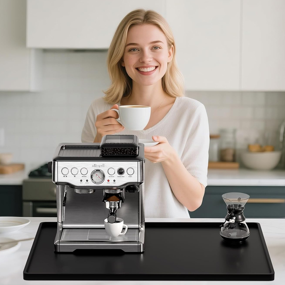Solid Color Drying Mat Waterpr - Coffee Equipment Tray reseña y precio