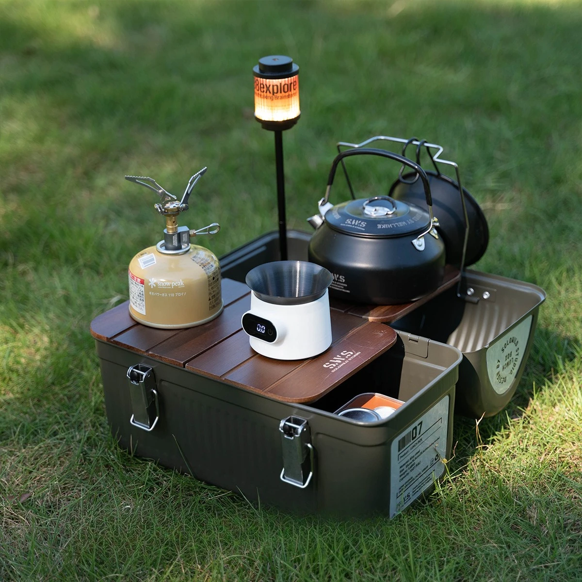 Small Fishing Coffee Tea Equip - Vintage Coffee Equipment reseña y precio