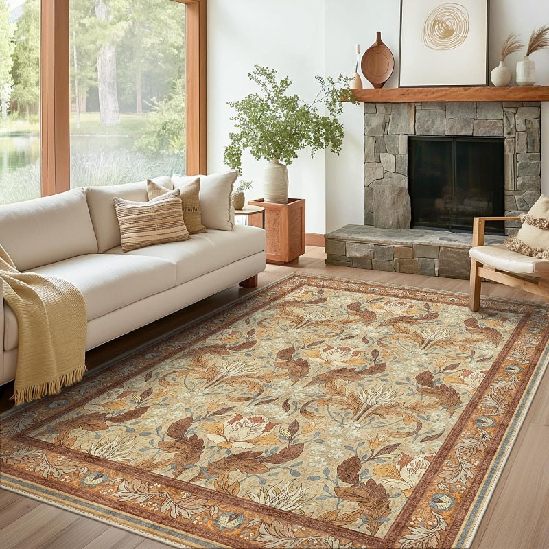 Vintage Floral Rug Carpet for  - Vintage Coffee Equipment reseña y precio