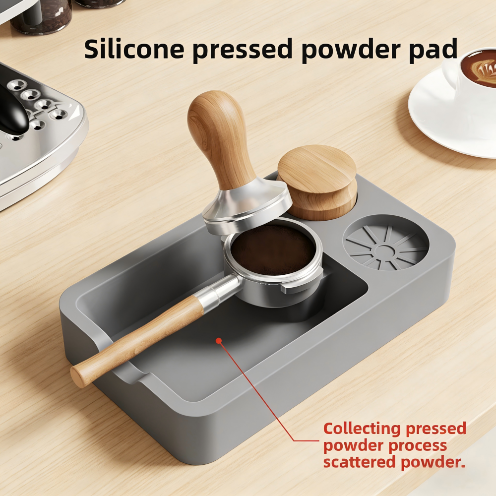 Silicone Tamping Pad Coffee Ma - Coffee Equipment Tray reseña y precio