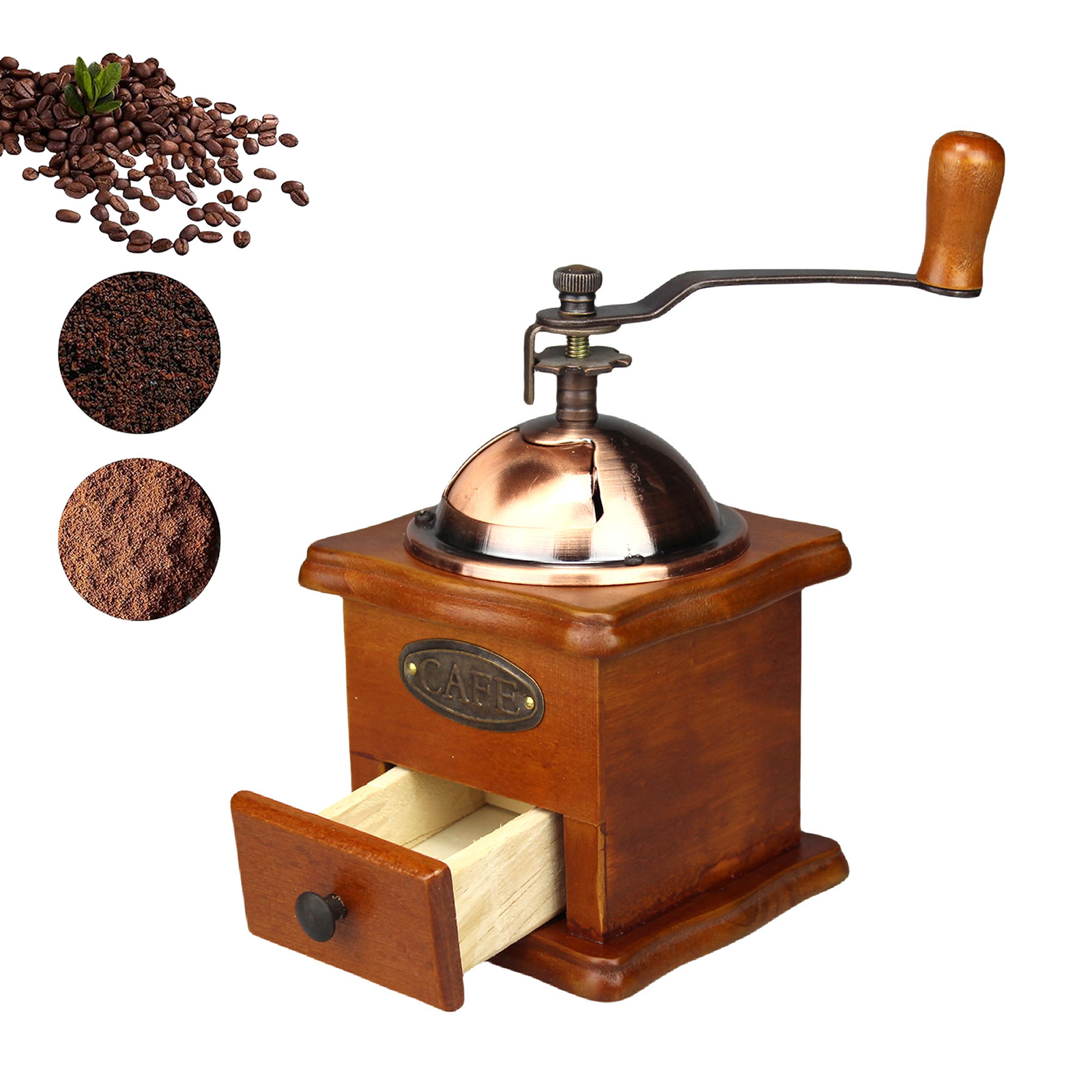 Antique Manual Coffee Grinder  - Vintage Coffee Equipment reseña y precio