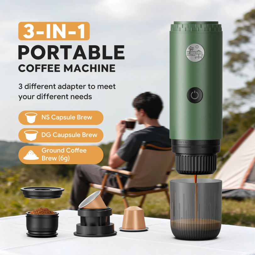 Portable Espresso Machine 3-in - Hero Coffee Equipment reseña y precio