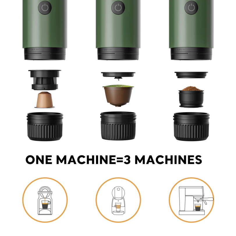 Portable Espresso Machine 3-in - Hero Coffee Equipment reseña y precio