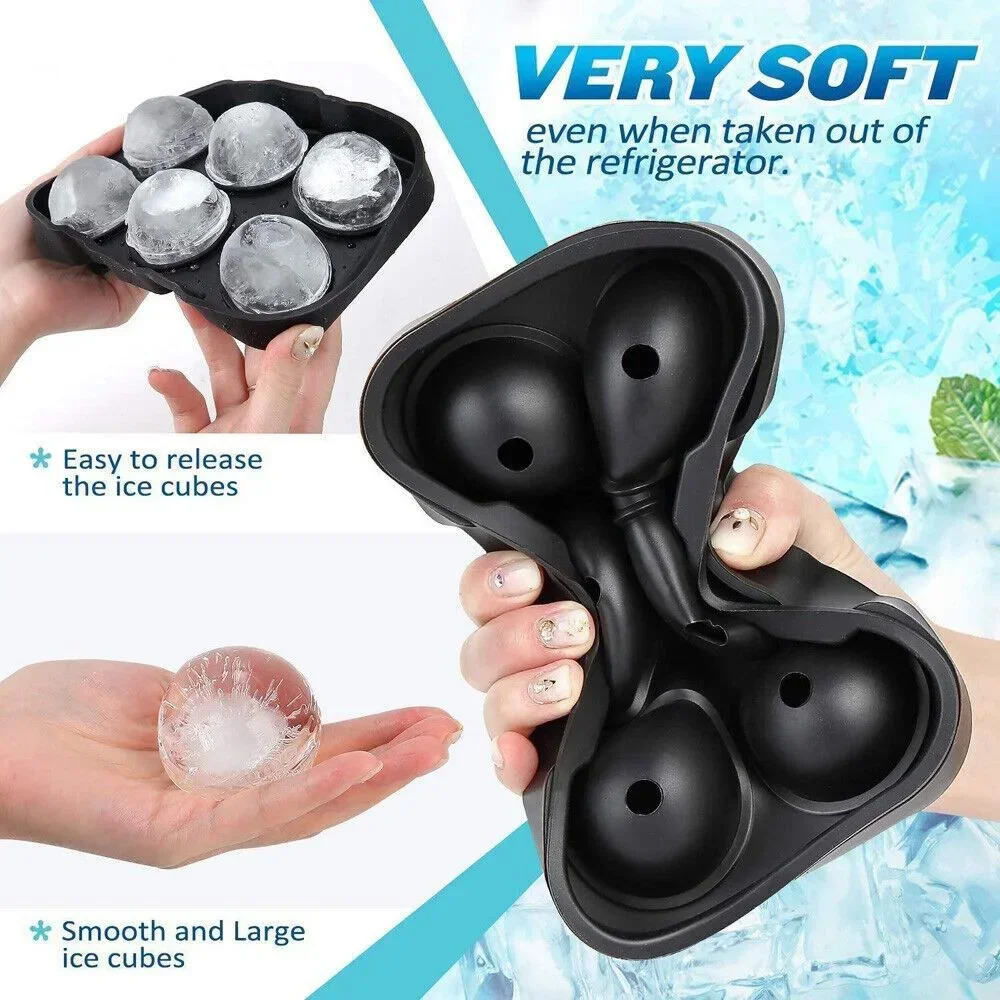 Ice Cube Tray Silicone Ice Bal - Coffee Equipment Tray reseña y precio