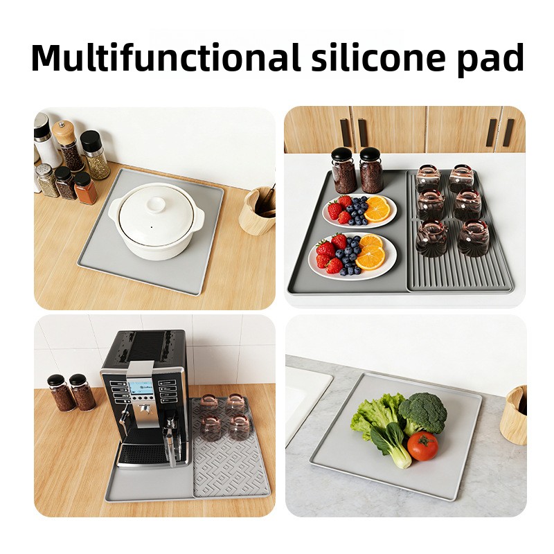 Silicone Coffee Machine Mat No - Coffee Equipment Tray reseña y precio