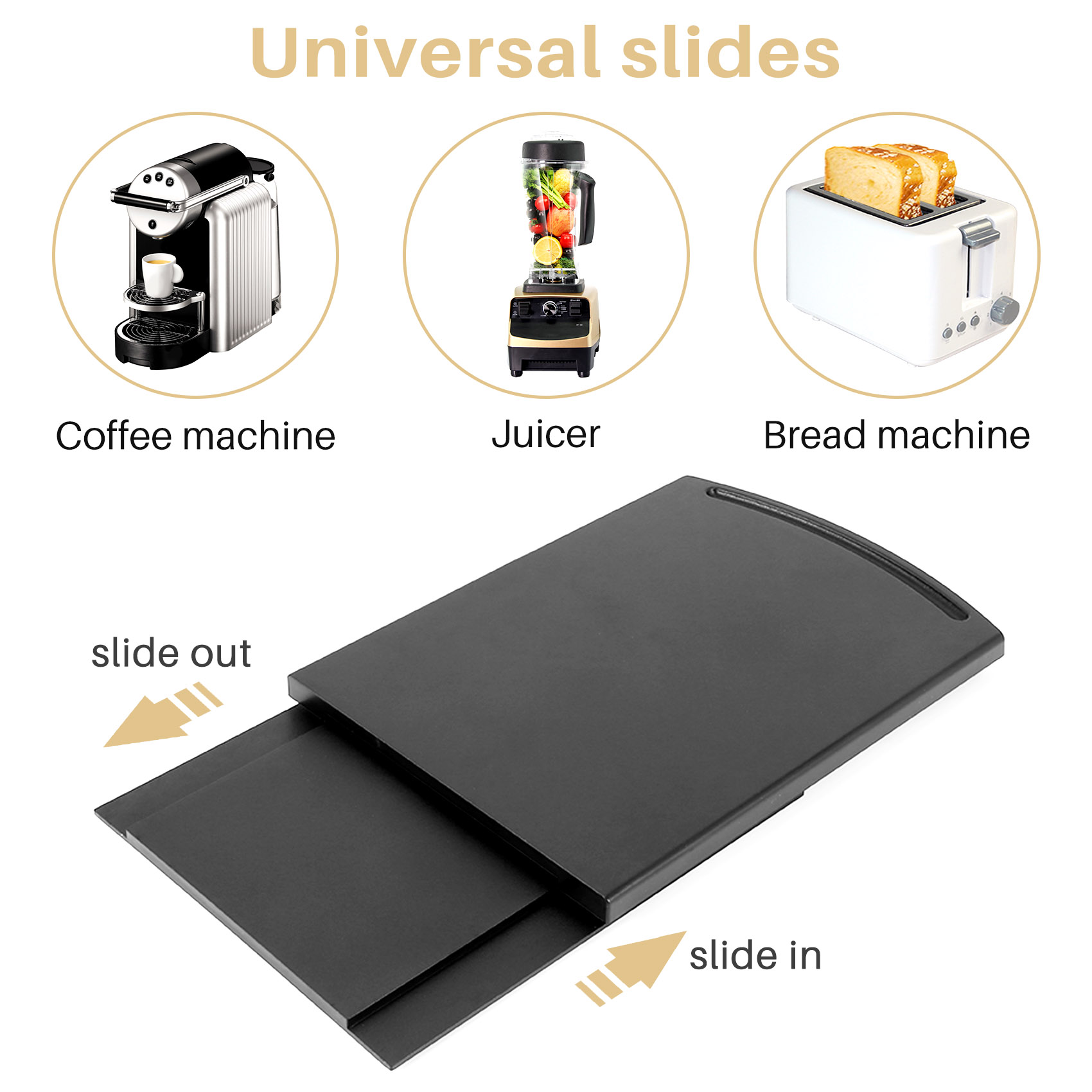 LUCK Kitchen Sink Sliding Coff - Coffee Equipment Tray reseña y precio