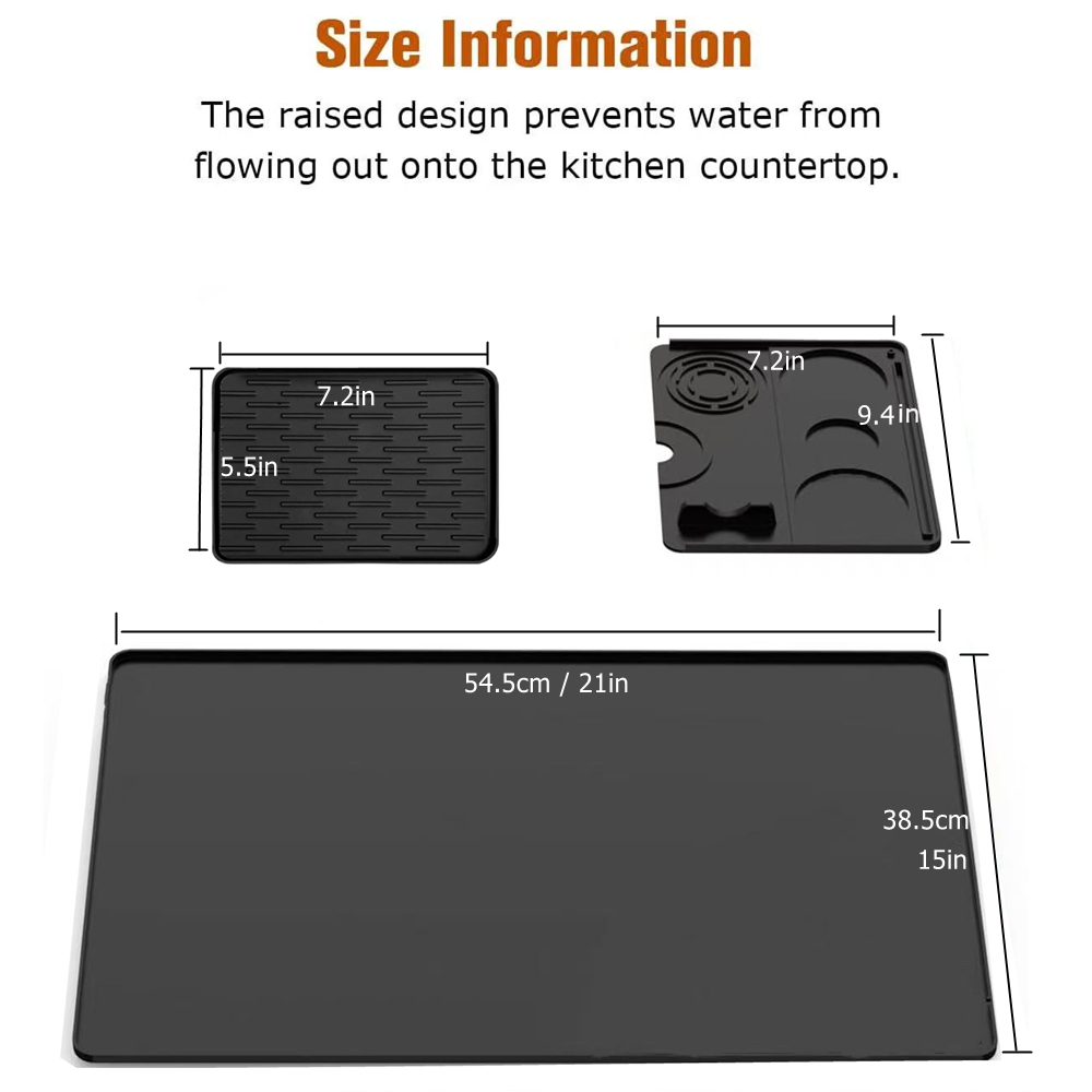 Silicone Coffee Maker Mat 3 in - Coffee Equipment Tray reseña y precio