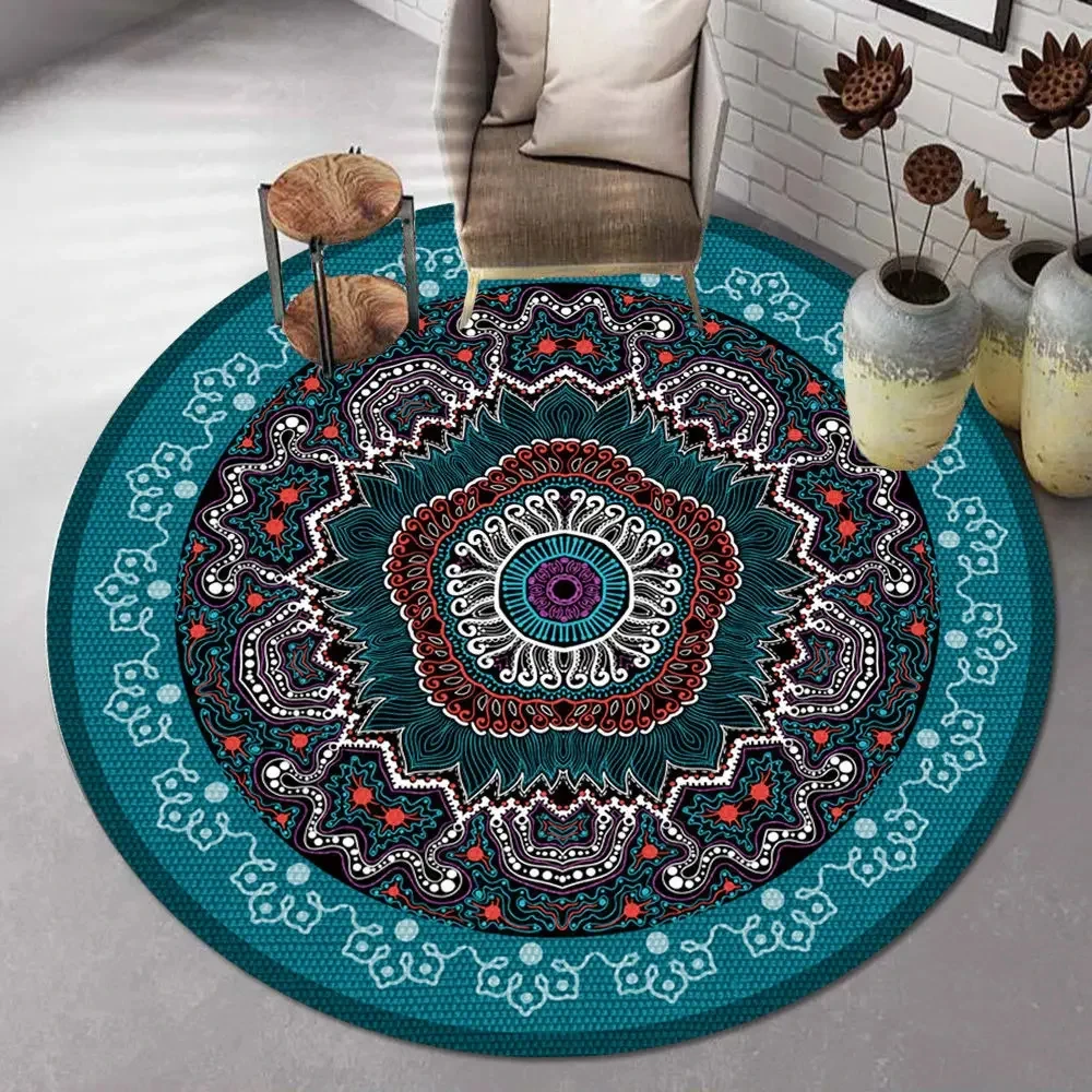 Bohemian Mandala Round Carpet  - Vintage Coffee Equipment reseña y precio
