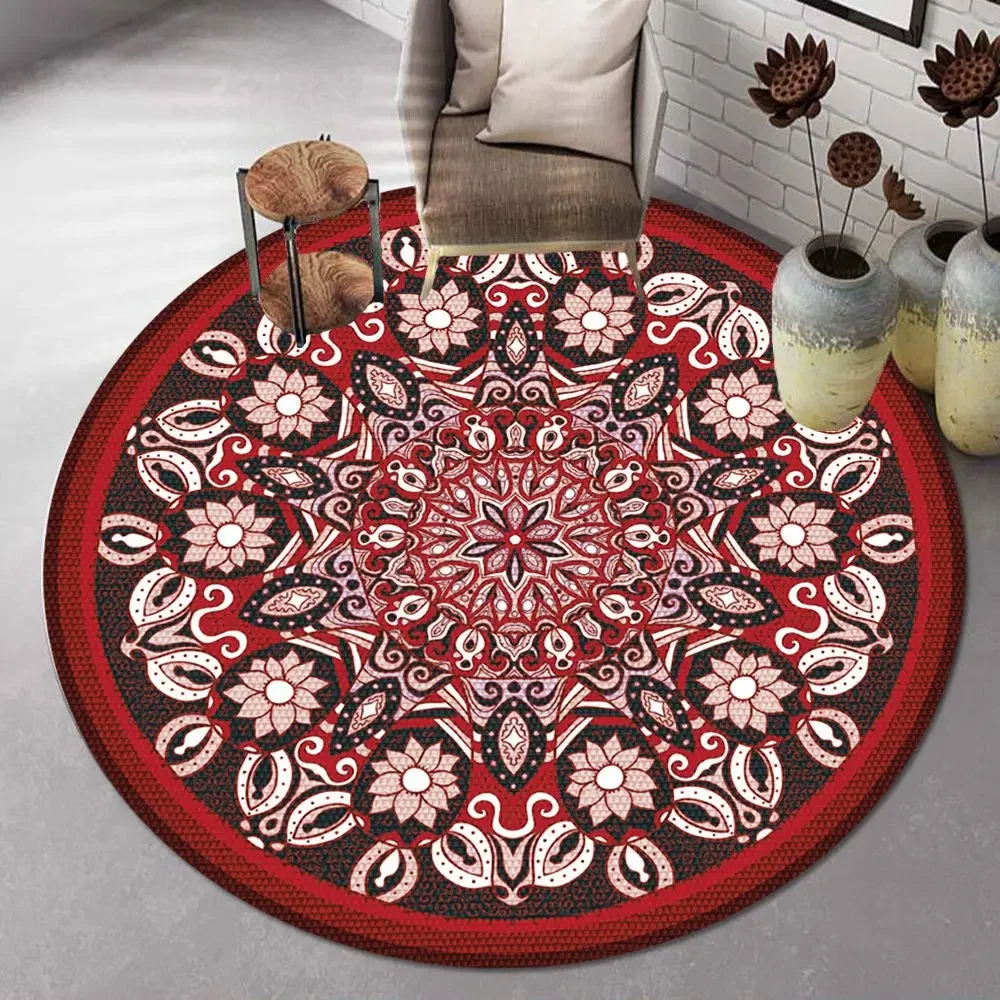 Bohemian Mandala Round Carpet  - Vintage Coffee Equipment reseña y precio