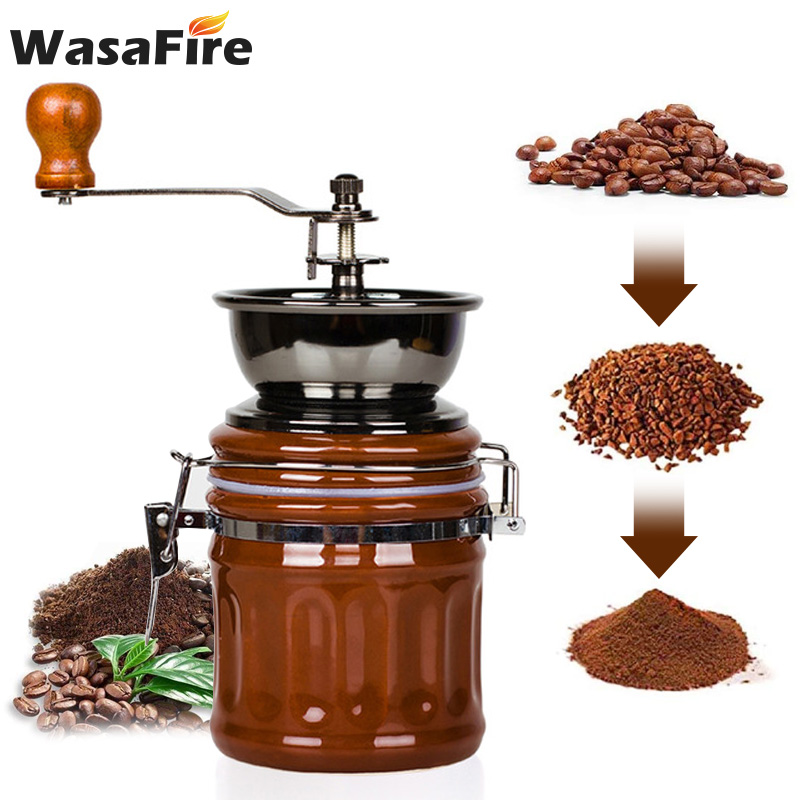 Manual Coffee Grinder Portable - Vintage Coffee Equipment reseña y precio