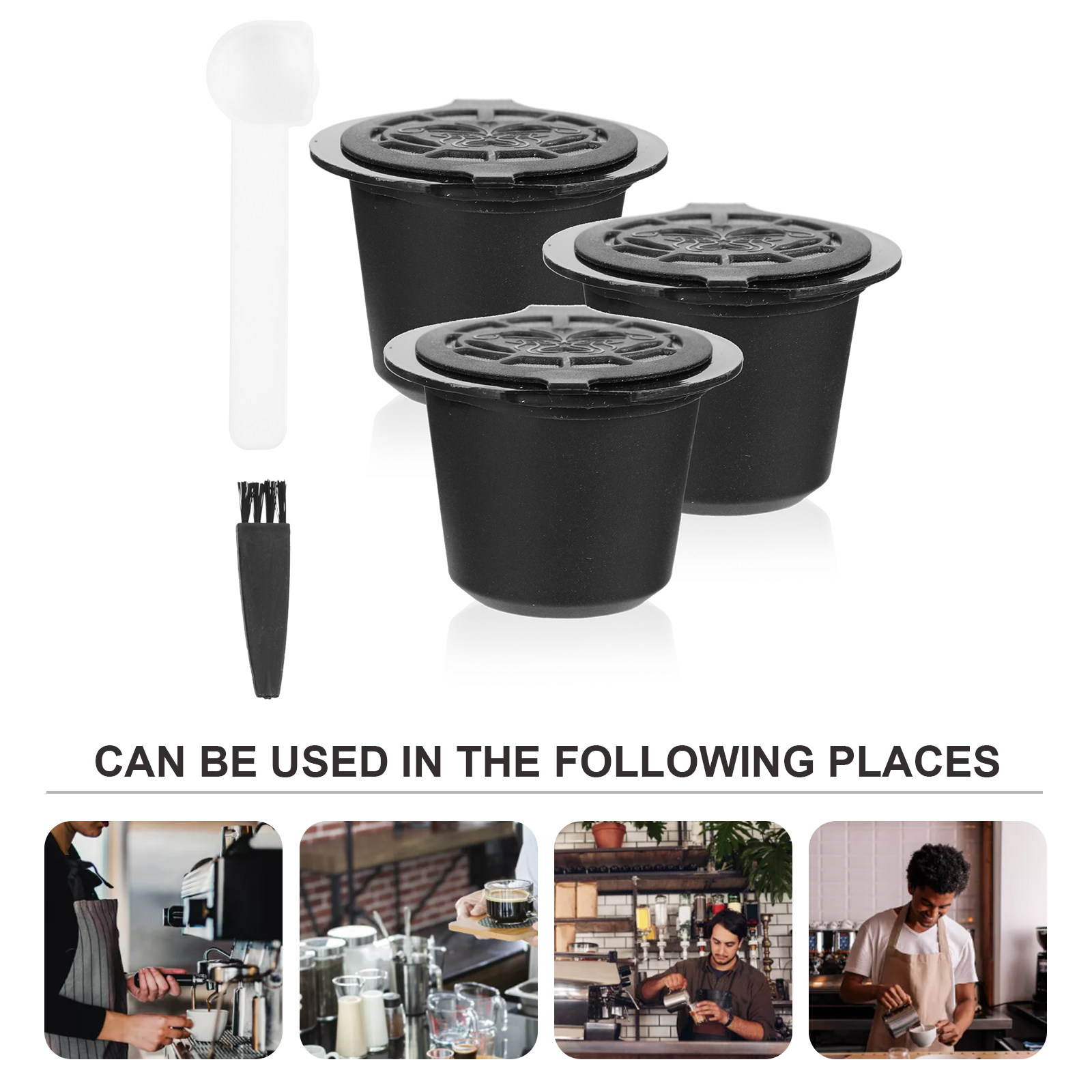 1Set Reusable Coffee Capsule F - Coffee Equipment Filter reseña y precio