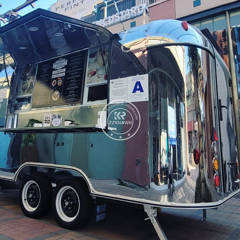 Custom  Food Trailers Usa Full - Mobile Coffee Van Equipment reseña y precio