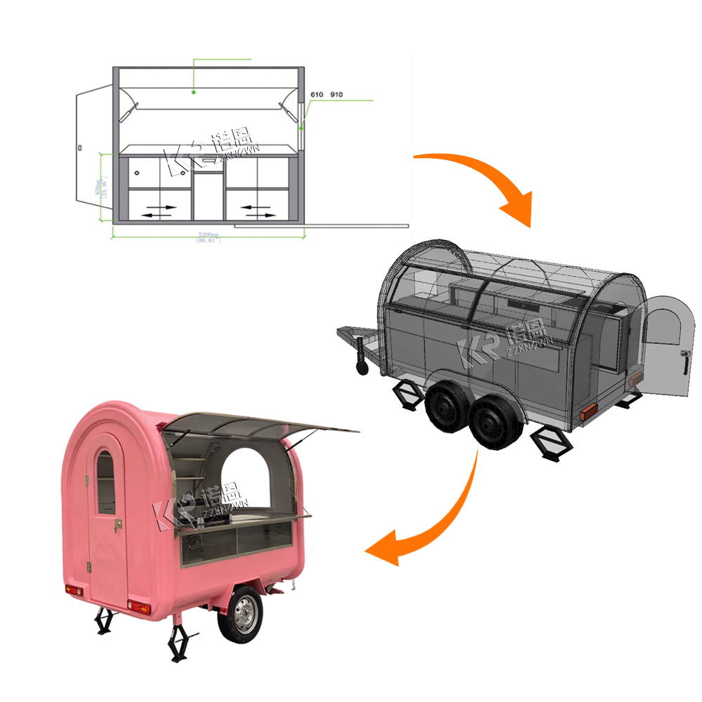 Commercial Street Concession F - Mobile Coffee Van Equipment reseña y precio
